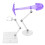 10Pièces Base Plastique Violet Pour Figurines Action Réglable 2