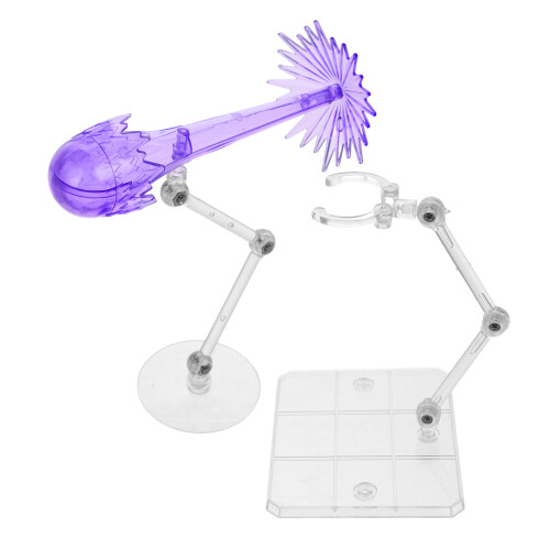 10Pièces Base Plastique Violet Pour Figurines Action Réglable 2