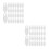 200Pcs Transparent Picture Frame Back Fasteners Durable Clips 6