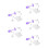 10Pièces Base Plastique Violet Pour Figurines Action Réglable 5