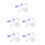 10Pièces Base Plastique Violet Pour Figurines Action Réglable 8