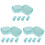 6Ensembles Bouchons D'oreilles Réutilisables Silicone Anti-Bruit 2