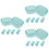 6Ensembles Bouchons D'oreilles Réutilisables Silicone Anti-Bruit 6