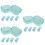 6Ensembles Bouchons D'oreilles Réutilisables Silicone Anti-Bruit 7