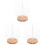 3Pièces Porte-Menu Rotatif Transparent Socle Stable 4