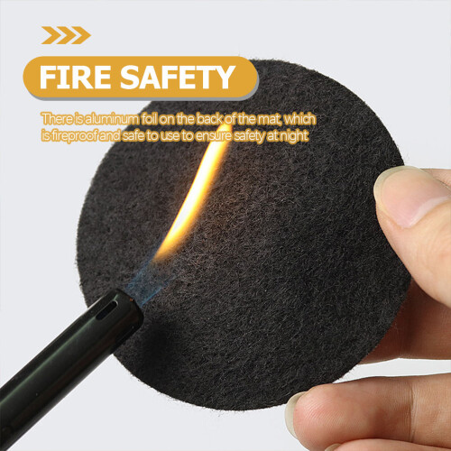 10Pièces Réutilisable Ignifuge Pour Brûleur D'encens Noir 2