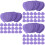 600 Lingettes Coton Vernis Utilisation Violet 7