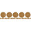 25Pcs Rustic Rattan Drink Coasters Round Braided Decorative Mats 10