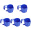 5Pièces Rack Porte-Gobelets Piscine Bleu Polyfonction Sans Montage 4
