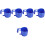 5Pièces Rack Porte-Gobelets Piscine Bleu Polyfonction Sans Montage 6