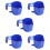 5Pièces Rack Porte-Gobelets Piscine Bleu Polyfonction Sans Montage 10
