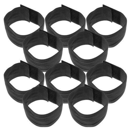 55Pièces Brassards Respect Funéraires Élastiques En Polyester 2