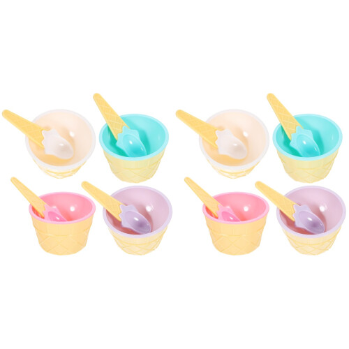 2Ensembles Bols À Glace En Pour Enfants Colorés 1