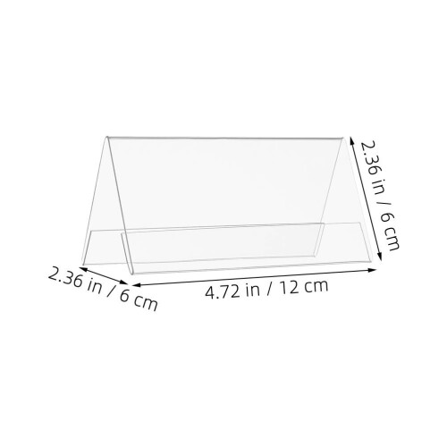 8Pièces Supports De Table En Transparent Pour 1