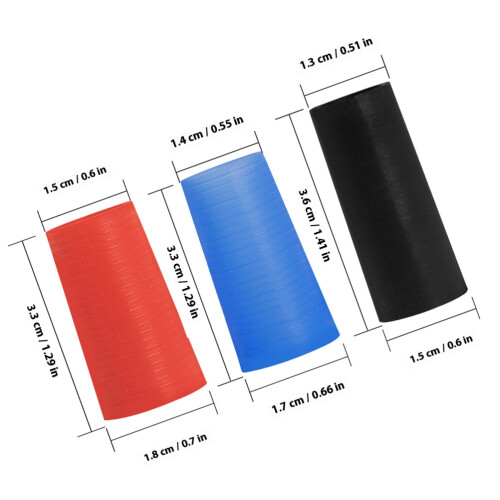 6Pièces Accessoires Saxophone Silicium Adaptateurs Universels Couleurs 1