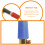 6Pièces Accessoires Saxophone Silicium Adaptateurs Universels Couleurs 6