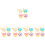 5Ensembles Bols Glace Enfants Solides Couleurs Attrayantes 7