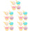 5Ensembles Bols Glace Enfants Solides Couleurs Attrayantes 8
