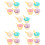 5Ensembles Bols Glace Enfants Solides Couleurs Attrayantes 10