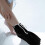 Black Cotton Cast Toe Cover Sock Soft Lightweight Cast Protector 7