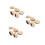 15Pièces Shaker Coquilles De Beige Pour Percussion Musicale 10