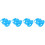 8Pièces Support Pigeon Injection ABS Fixation Durable DIY 6