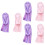 6Pcs Durable Non-Disposable Rain Coat Lightweight for Outdoor Use 6
