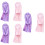 6Pcs Durable Non-Disposable Rain Coat Lightweight for Outdoor Use 7