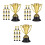 75Pièces Mini Trophées Enfants Prix Concours Éducatifs 7