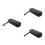 3Pièces Étui Microphone Sans Fil Noir Rigide 9