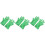 3Paren Groene Stage Handschoenen , Comfortabel En Ademend 6