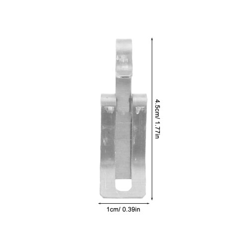 5Ensembles Clips Espacers Chauffants Durables En Aluminium Argenté 1