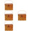 4Pièces Corbeille Orange En Rotin Avec Couvercle Pour Organiser 9