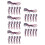 30Pièces Câbles Connecteurs 3D Plastique Multi Usage 8