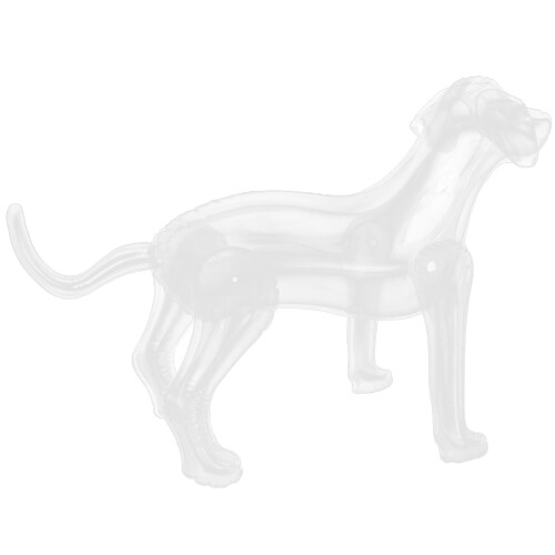 4Sets Transparante PVC Hondenmannequin Voor En Display 1