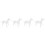 4Sets Transparante PVC Hondenmannequin Voor En Display 6