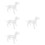 4Sets Transparante PVC Hondenmannequin Voor En Display 9