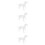 4Sets Transparante PVC Hondenmannequin Voor En Display 10
