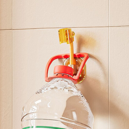 Adjustable Wall Mount Shower Head Holder Yellow 11.3x5.6cm 2