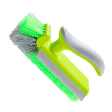 Cepillo fregador para esquinas verde césped 18 x 9,8 cm, 90 g