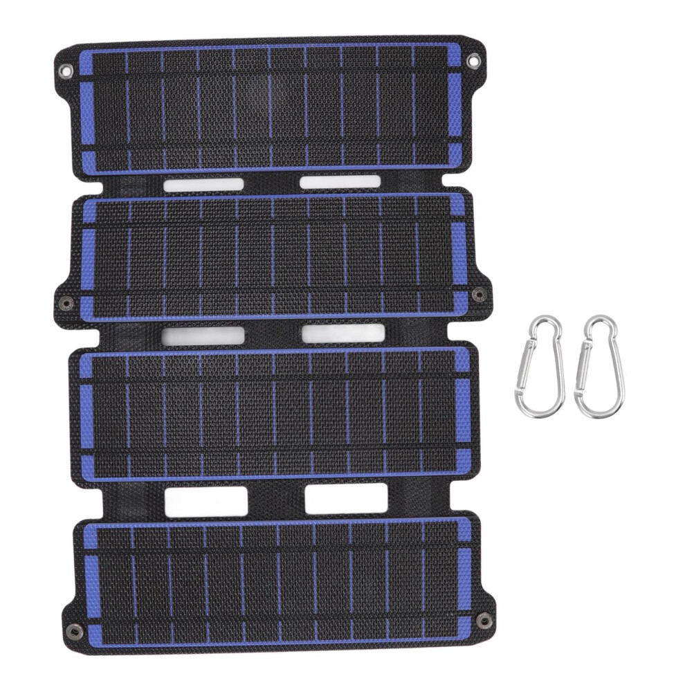 14W Folding Monocrystalline Solar Panel5v With2usb Ports 9058772821508