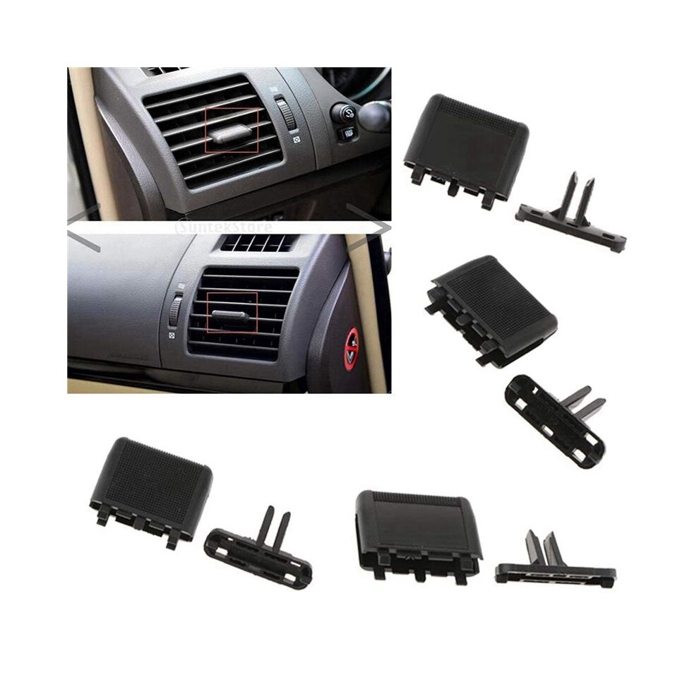 4Pcs Car Center Dash A/C Air Vent Outlet Tab Clip Repair Kit For Prado Lc150 2010-2017 6034124907895