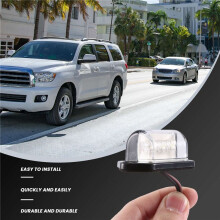 12/24V 3 LED LICENSE PLATE TAG LIGHT BOAT RV TRUCK TRAILER INTERIOR STEP LAMP