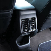 6X para Vezel HR-V HRV 2021 2022 Interior Do Carro Preto Brilhante Banco Traseiro Ar Condicionado Tampa Acabamento Decoração