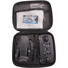 Pro-Drohne mit 4K-HD-Kamera, Faltbare DrohnenhöHe, Feste Fernbedienung, Pro-WLAN-Drohne, Geschenkspielzeug, Dual-Kamera, 2 Akkus
