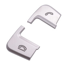 6x Car Steering Wheel Button Cover Trim Stickers for A B Class GLA GLE GLS CLA C177 2015-2019 Accessories