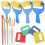 3Ensembles Outils De Grattage Peinture Enfants ABS 2