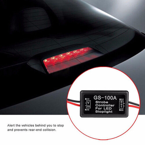 2X Car Gs-100A Led Brake Light Flash Controller 2