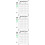 3Ensembles Tableau Message Transparent Pour Maison Et 8