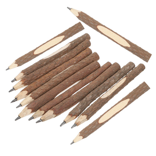 28Pièces Crayons En Branche Bois Pour Et École 2